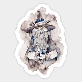 Cat wizard Sticker